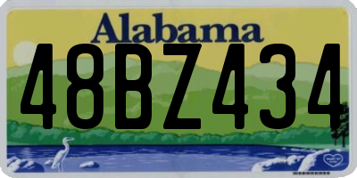 AL license plate 48BZ434