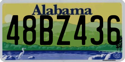 AL license plate 48BZ436