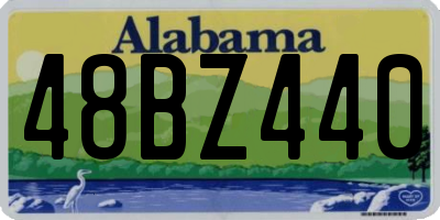 AL license plate 48BZ440
