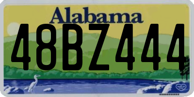 AL license plate 48BZ444