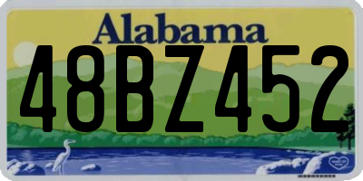 AL license plate 48BZ452