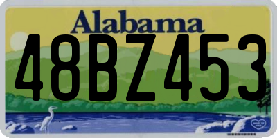 AL license plate 48BZ453