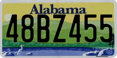 AL license plate 48BZ455