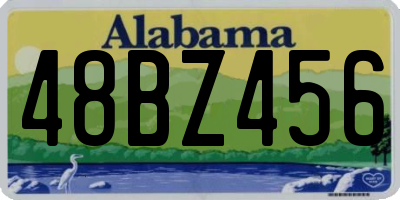 AL license plate 48BZ456
