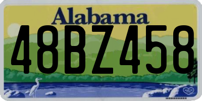AL license plate 48BZ458