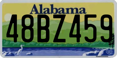 AL license plate 48BZ459