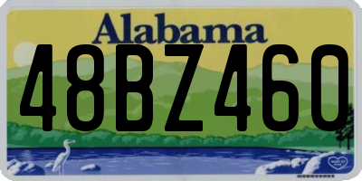 AL license plate 48BZ460