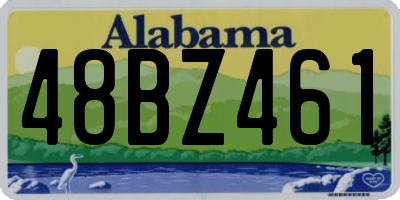 AL license plate 48BZ461