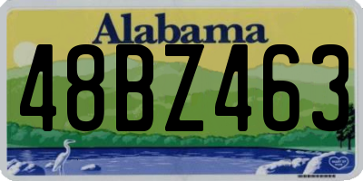 AL license plate 48BZ463