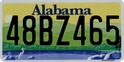 AL license plate 48BZ465