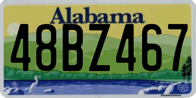AL license plate 48BZ467