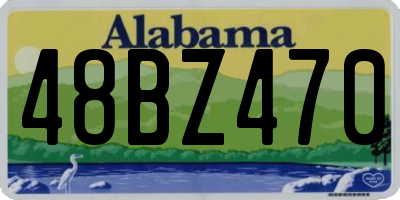 AL license plate 48BZ470