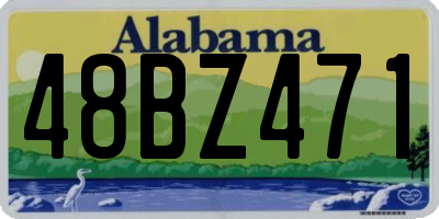 AL license plate 48BZ471