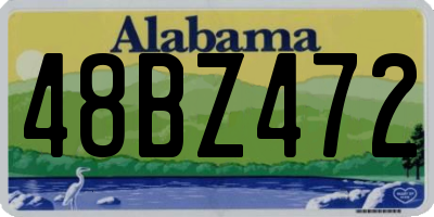 AL license plate 48BZ472