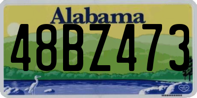 AL license plate 48BZ473
