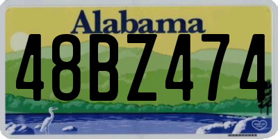 AL license plate 48BZ474