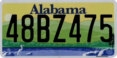 AL license plate 48BZ475