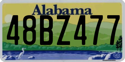 AL license plate 48BZ477