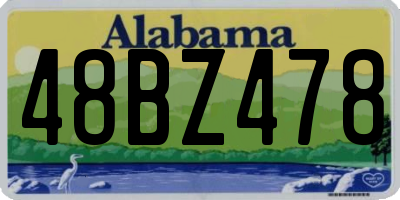 AL license plate 48BZ478