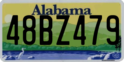 AL license plate 48BZ479