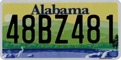 AL license plate 48BZ481