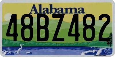 AL license plate 48BZ482