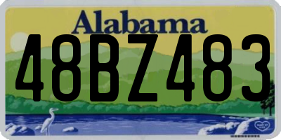 AL license plate 48BZ483
