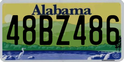 AL license plate 48BZ486