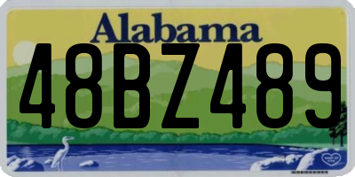 AL license plate 48BZ489