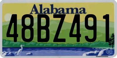 AL license plate 48BZ491