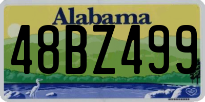 AL license plate 48BZ499