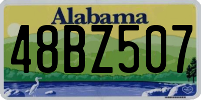 AL license plate 48BZ507
