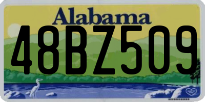 AL license plate 48BZ509