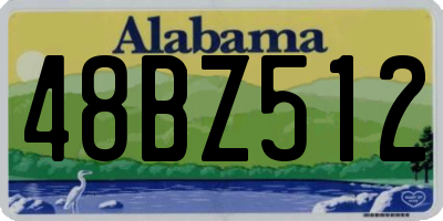 AL license plate 48BZ512