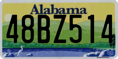 AL license plate 48BZ514