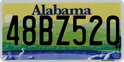 AL license plate 48BZ520