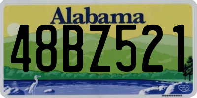 AL license plate 48BZ521