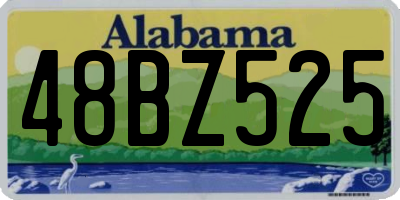 AL license plate 48BZ525