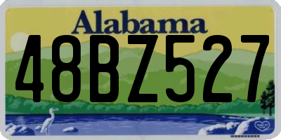AL license plate 48BZ527