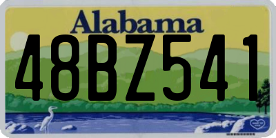 AL license plate 48BZ541