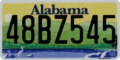 AL license plate 48BZ545