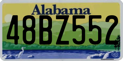 AL license plate 48BZ552