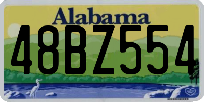 AL license plate 48BZ554