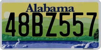 AL license plate 48BZ557