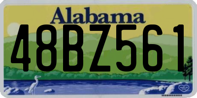 AL license plate 48BZ561