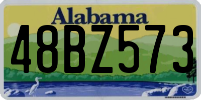 AL license plate 48BZ573