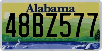 AL license plate 48BZ577