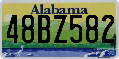 AL license plate 48BZ582