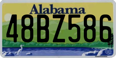 AL license plate 48BZ586