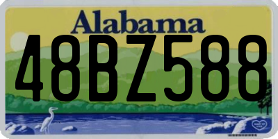 AL license plate 48BZ588
